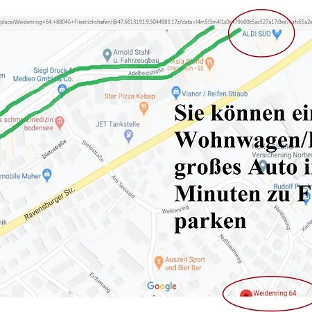 4-zimmer Kinderfreundliche Ferienwohnung * Φριντρισχάφεν